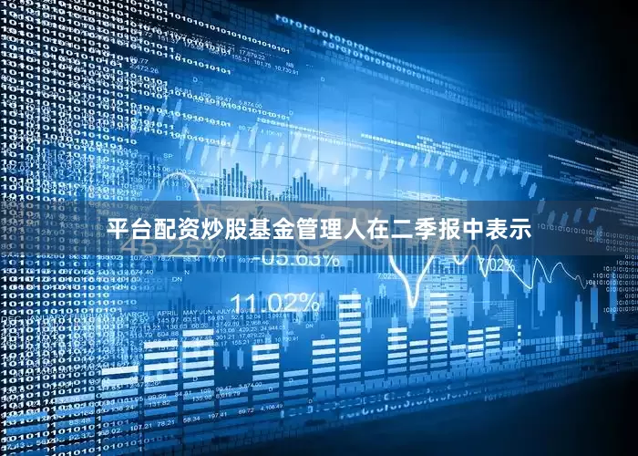 平台配资炒股　　基金管理人在二季报中表示